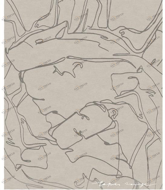 Tapis Rouge Прямоугольный коврик ручной работы Val camonica Tr 1715