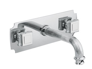 Смеситель для раковины из хромированной латуни