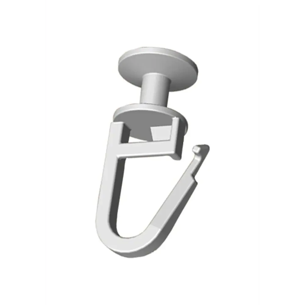 Крючки для штор DOMLEGRAND Кантри — прозрачные, 100 шт 89442411 STLM-1581690