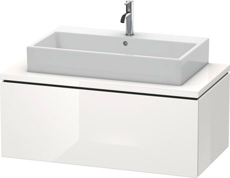 LC581405353 Тумбочка для консоли L-Cube #LC5814 1020 x 547 мм Каштан темный, декор Duravit - Вид №2