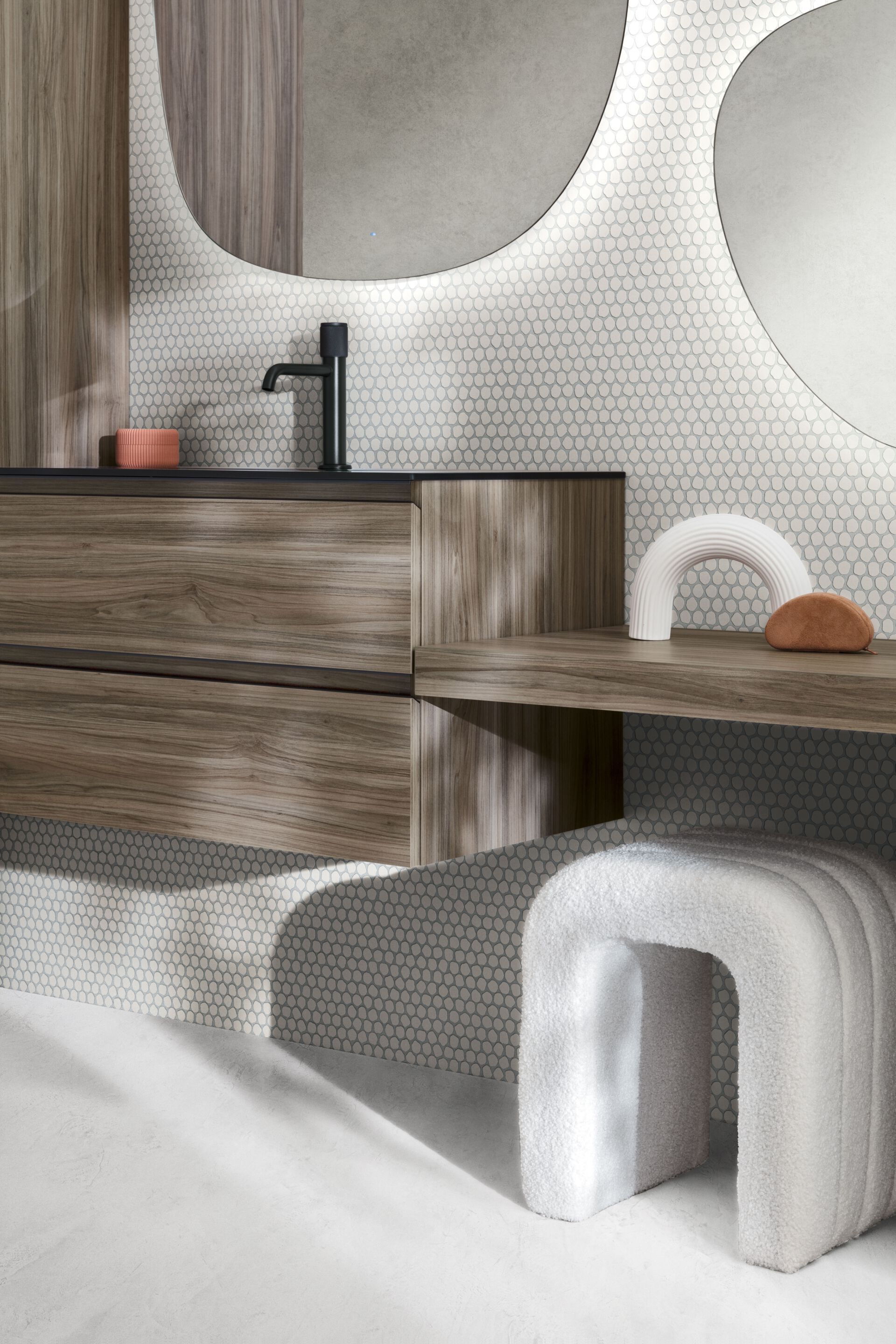 Термо текстурированный подвесной умывальник ARBLU Dress System ARCH-00035104 - Вид №3