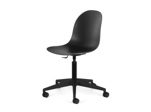 Вращающееся кресло с регулируемой высотой из полипропилена с колесами