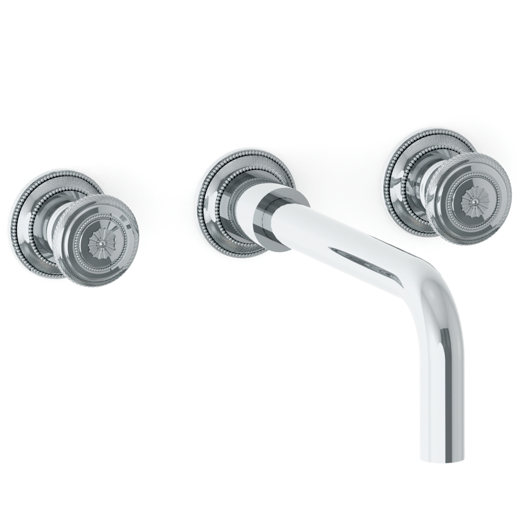 C36-1303 C36-1303 Настенный комплект для раковины на 3 отверстия ДРАГОЦЕННОСТЬ Cristal & Bronze BIJOU  - Вид №1