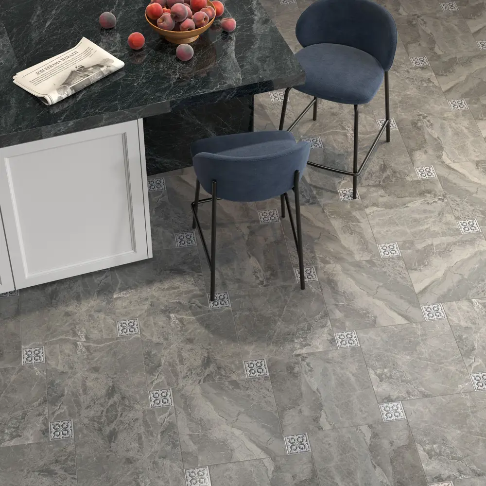 Керамогранит Kerama Marazzi Бари - мраморный эффект для пола 40.2×40.2 см 84348734 STLM-0048766 - Вид №4