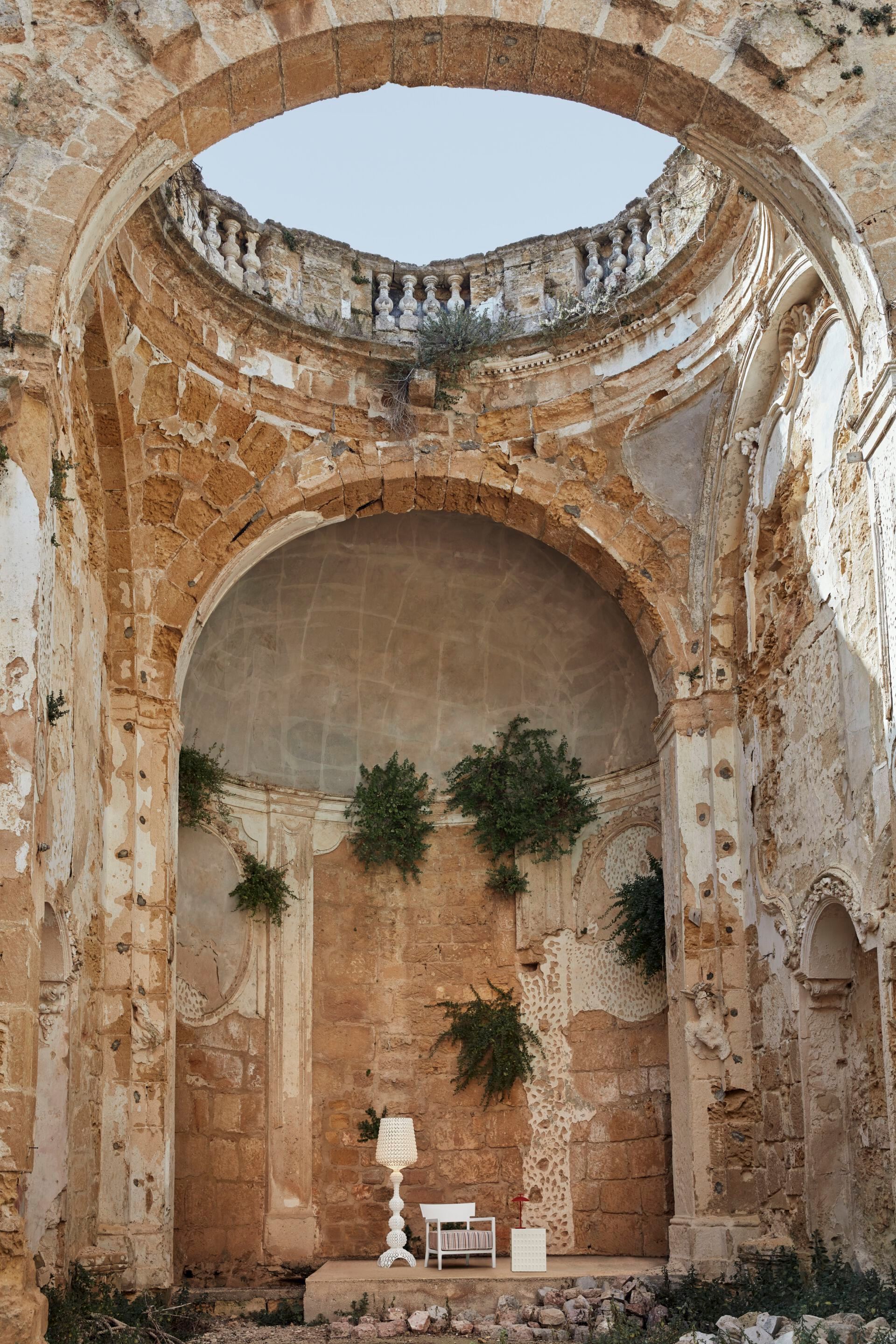 Съемное кресло из поликарбоната и ткани с подлокотниками Kartell CARA ARCH-00152115 - Вид №16