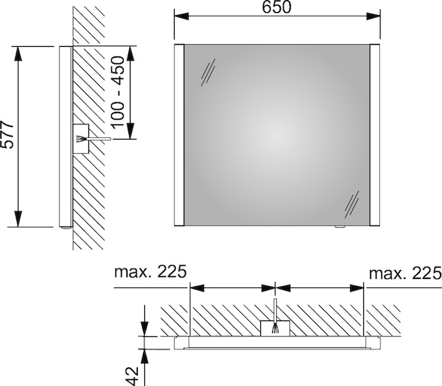 14296003000 Зеркало с подсветкой KEUCO Royal Reflex.2 - Вид №5