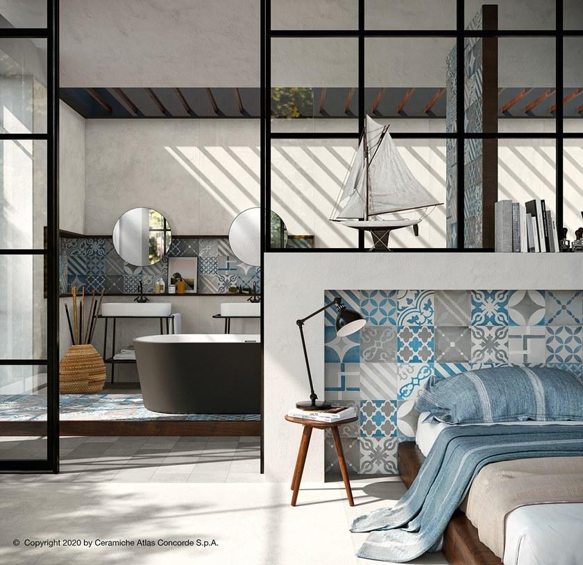 Atlas Concorde Настенная / напольная плитка из керамогранита с эффектом энкаустики Venti boost sun-id-1400680 - Вид №22