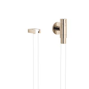 WATER TUBE Настенное колено Кнайпа с держателем шланга и отдельными розетками - Шампанское (22-каратное золото) 27823979-47