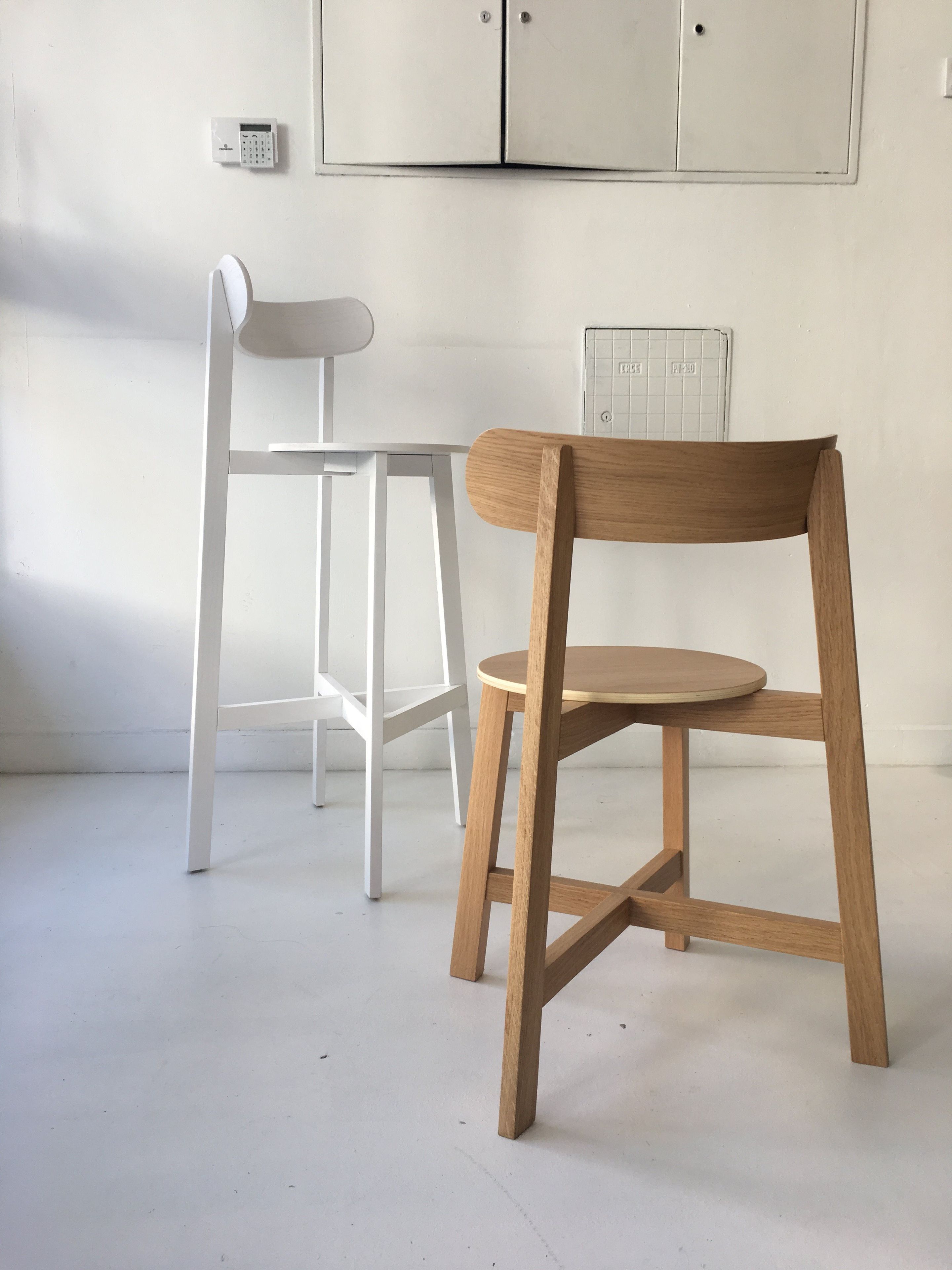 Высокий деревянный барный стул Branca Lisboa Roda ARCH-00051709 - Вид №8