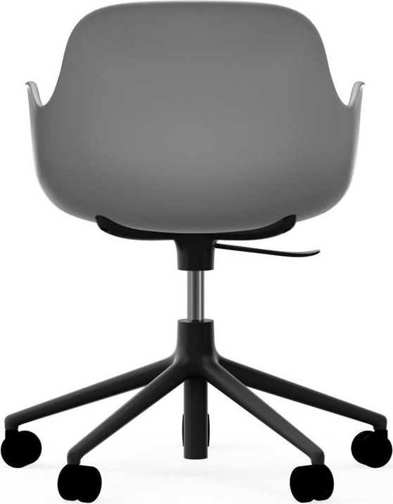 606151 Кресло Swivel 5W Gaslift Black Alu Grey Normann Copenhagen Form - Вид №3
