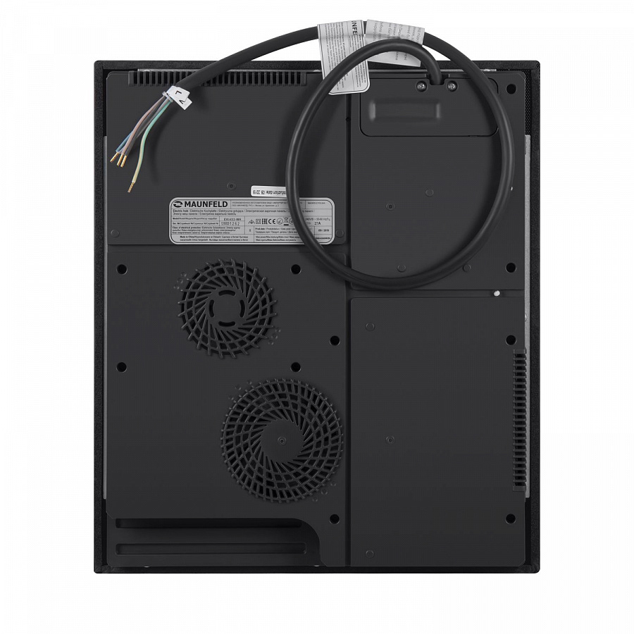 EVI.453-WH Электрическая индукционная панель evi.453-bk/ индукция,45 см, 3 конфорки, сенсорное управление, белый цвет Maunfeld Santreyd  - Вид №6