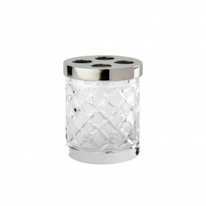 FS09P-620 FS09P-620 Стакан для зубной щетки ЛОСАН РАЗМЕР КРИСТАЛЛ Cristal & Bronze CRISTAL TAILLE “LOSANGE” LISSE