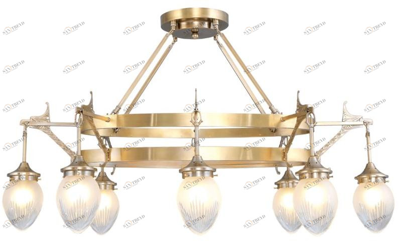 Patinas Lighting Люстра из латуни ручной работы Lisbon sun-id-1454638