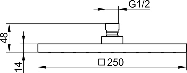 53086070100 Верхний душ KEUCO Brausen und Brausezubehör - Вид №8