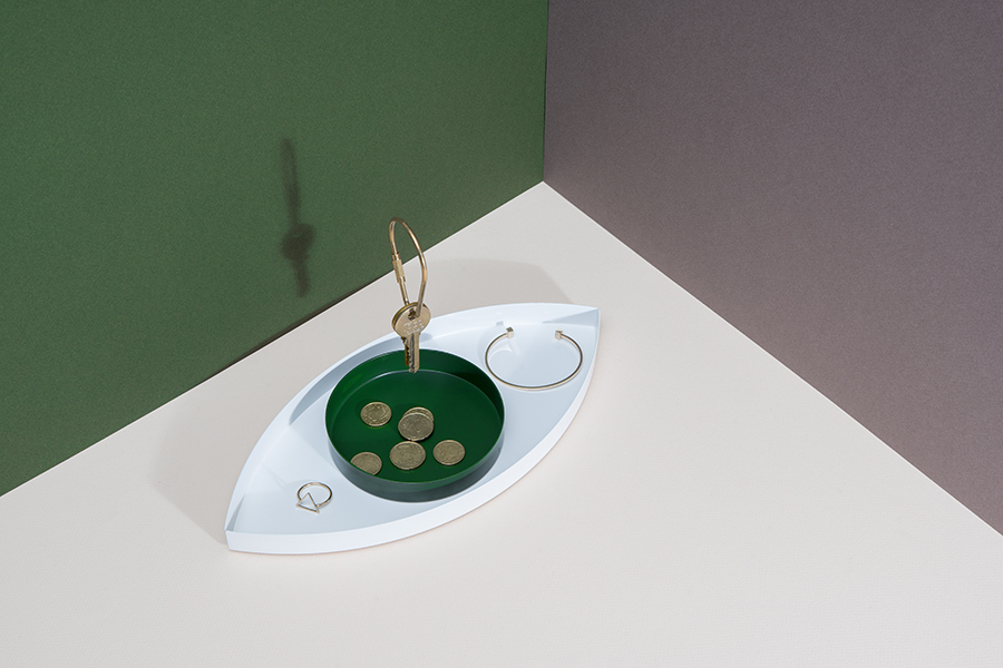 Органайзер для мелочей The Eye белый-зеленый Doiy DYEYEWHGR - Вид №5