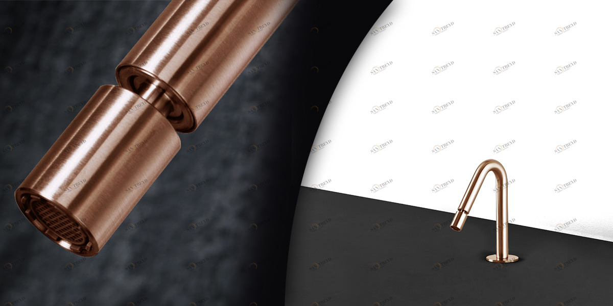 Излив для биде розовое золото TOOX Radomonte CHB1R