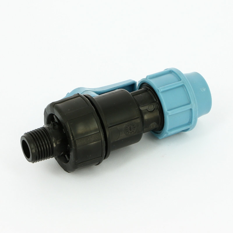 Кран НВ Unidelta 1/2" для труб ПНД полипропилен PP-B 1075002002001 - Вид №2