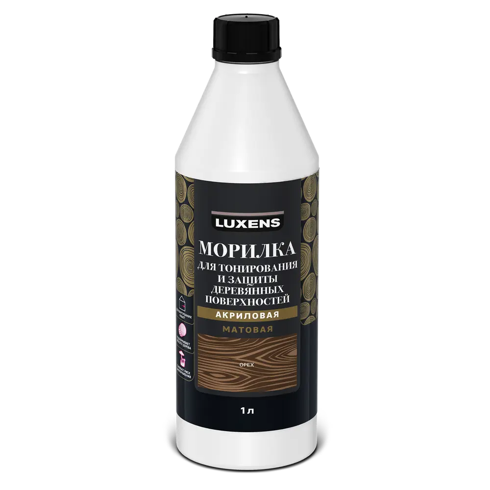 Морилка Luxens Орех для защиты и тонирования древесины 1 л 84300505 STLM-0048229 - Вид №1