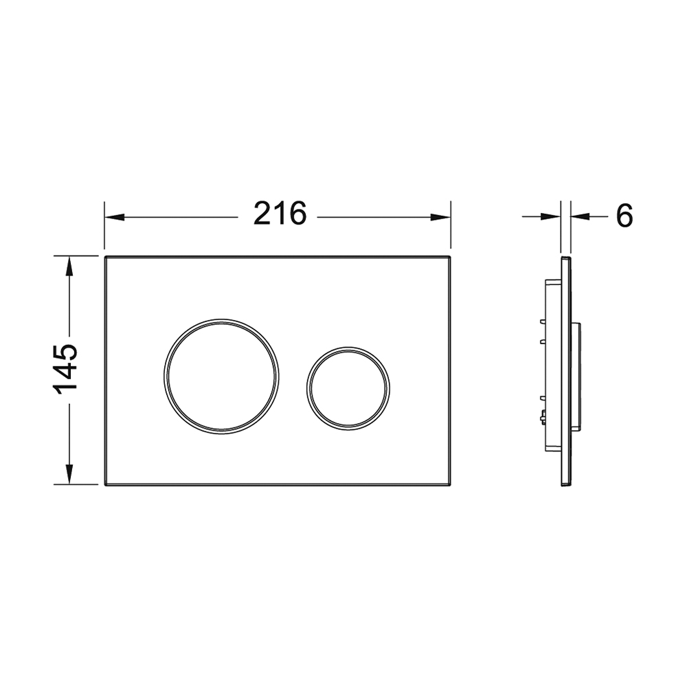K440921.WC1 Комплекты из инсталляций, панелей смыва и унитазов ТЕСЕ V04 Tece  - Вид №5