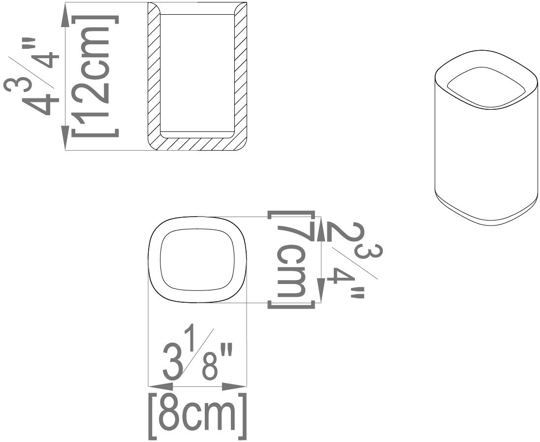 L'ANTIC COLONIAL Отдельно стоящий держатель для зубных щеток из натурального камня Balda sun-id-1447785 - Вид №7