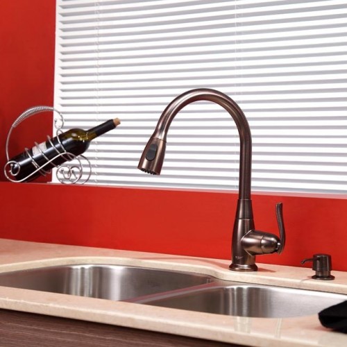 KBU24-KPF2230ORB-KSD30ORB Накладная раковина на столешницу  прямоугольная Krausru  - Вид №15