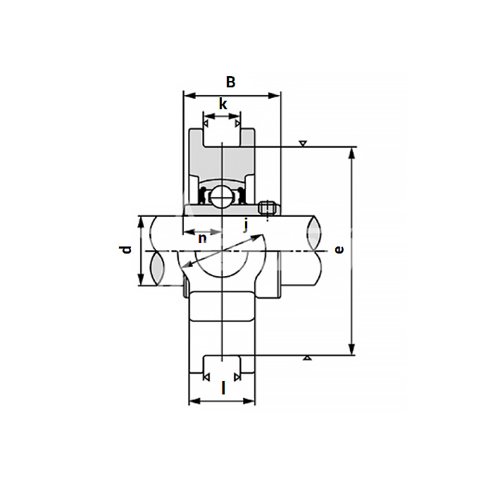 IS1878 Подшипниковый узел UCT209 ISKRA  - Вид №2