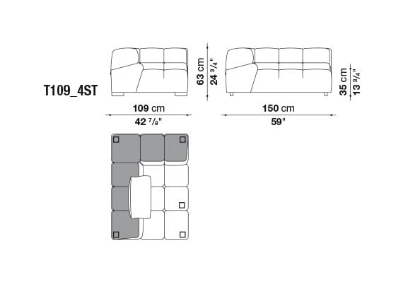 Модульный диван B&B Italia Tufty Time ARCH-00144354 - Вид №14