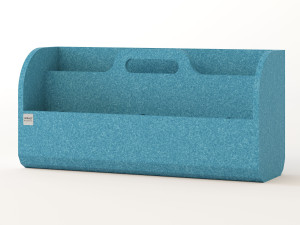 Рециркулированный пластичный держатель для посуды