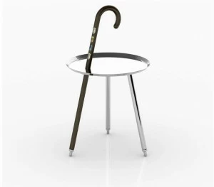 moooi Низкий стол из хромированного металла