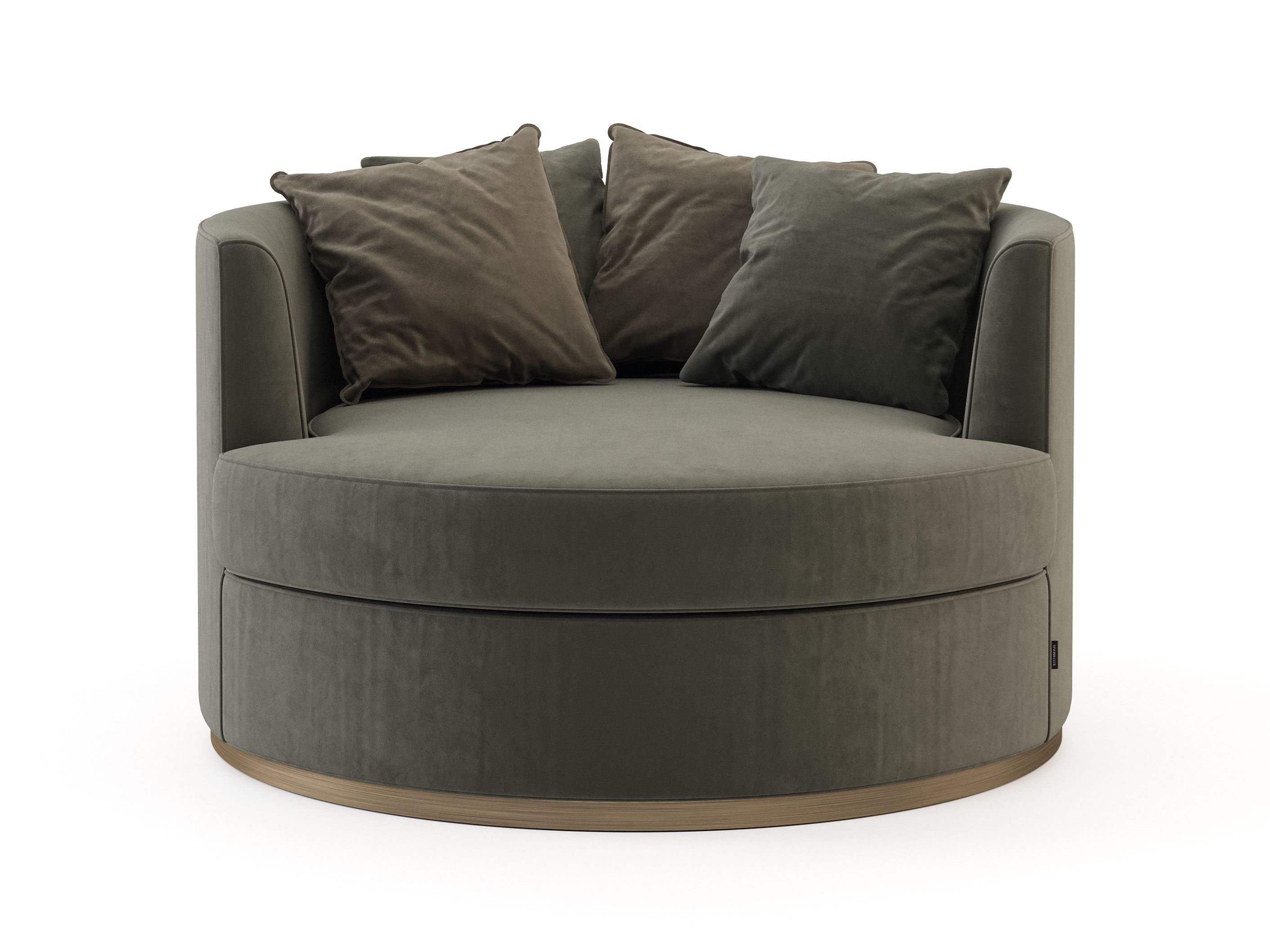 Бархатное кресло с подлокотниками Stylish Club ARCH-00054062 - Вид №14