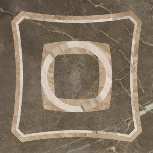 Портофино Серый Вставка Интарсио 45х45 Шлиф (1,215/40,095м2)