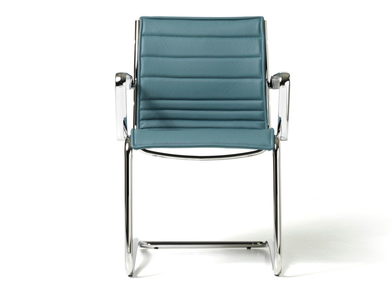 Кожаный консольный стул с подлокотниками для залов ожидания Diemme Окленд ARCH-00116848