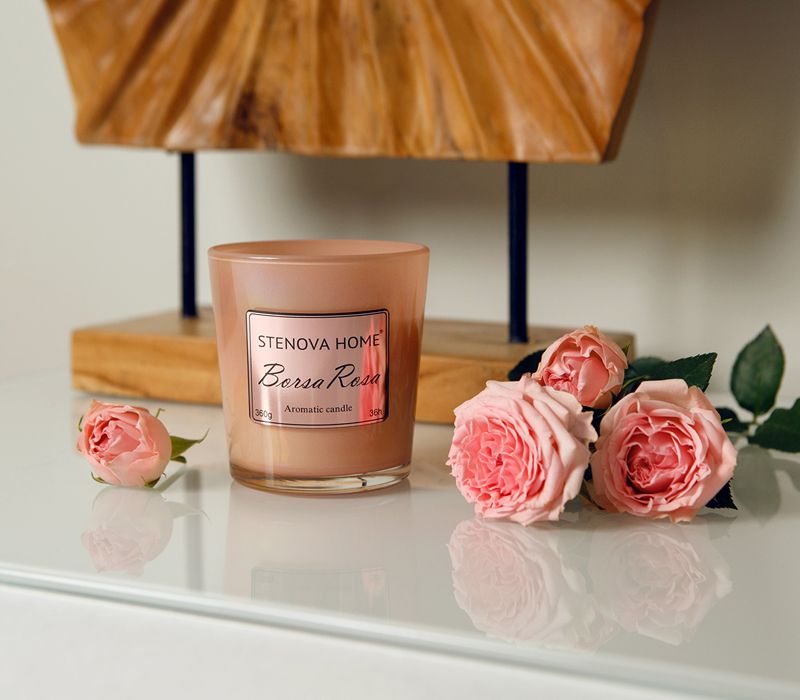 Victoria Stenova 811052 Ароматическая свеча Borsa Rosa  - Вид №2
