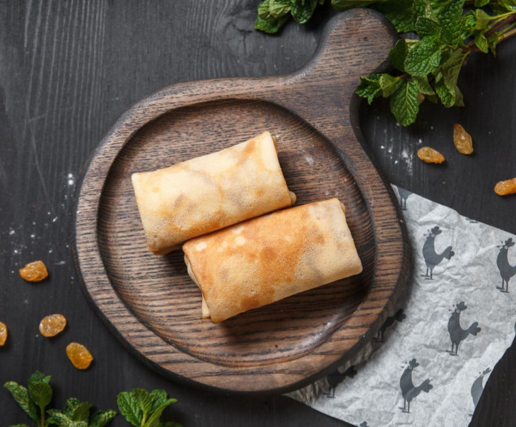 5797 Блины с творогом и изюмом Вкусляндия 