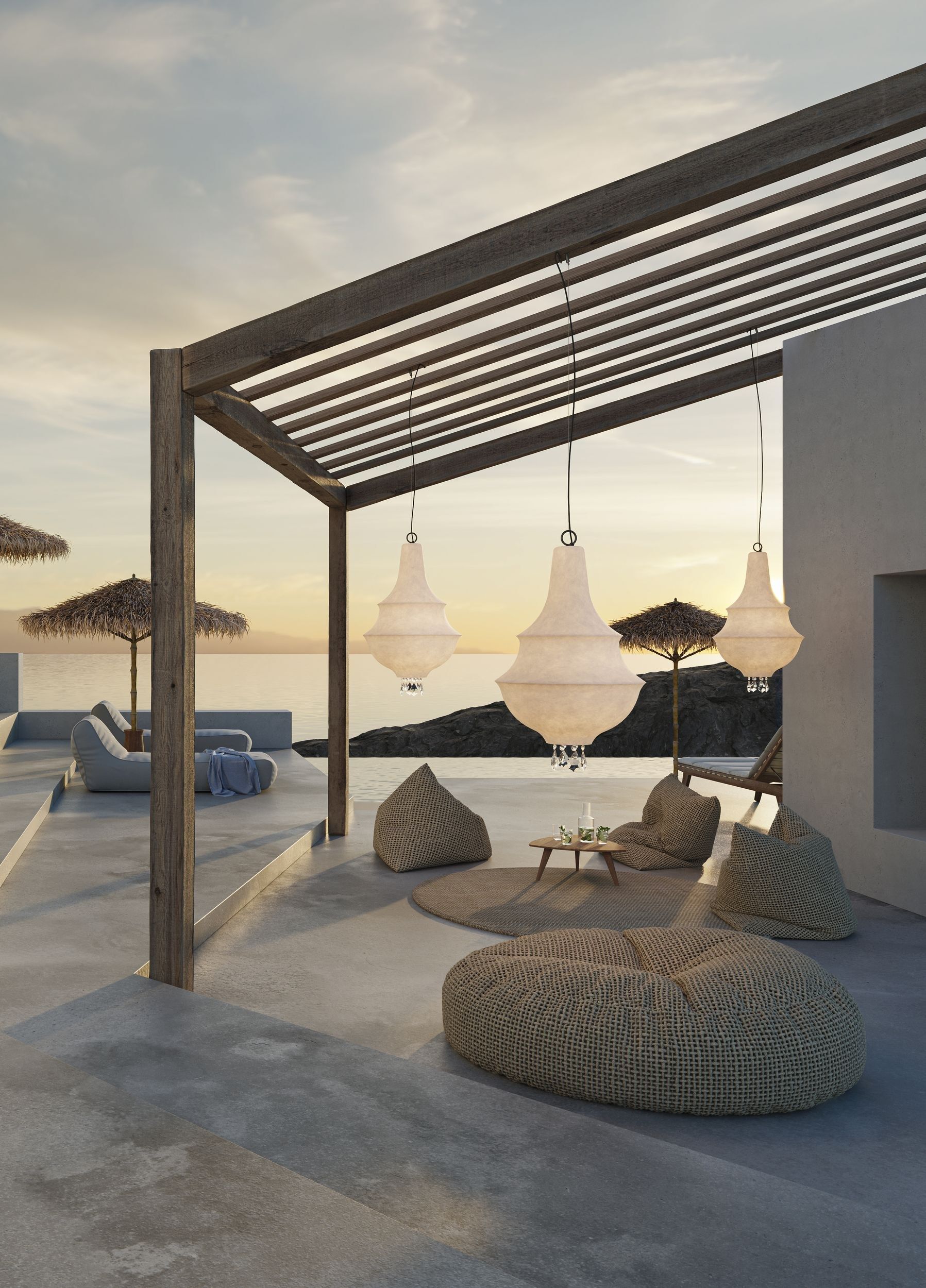 Открытый стеклоткани светодиодный подвесной светильник Karman Lady D ARCH-00029256 - Вид №4