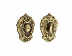 0WC074.6MM.30 Кнопка конфиденциальности с аварийной разблокировкой 6 мм (мин. 90 мм) Античная латунь