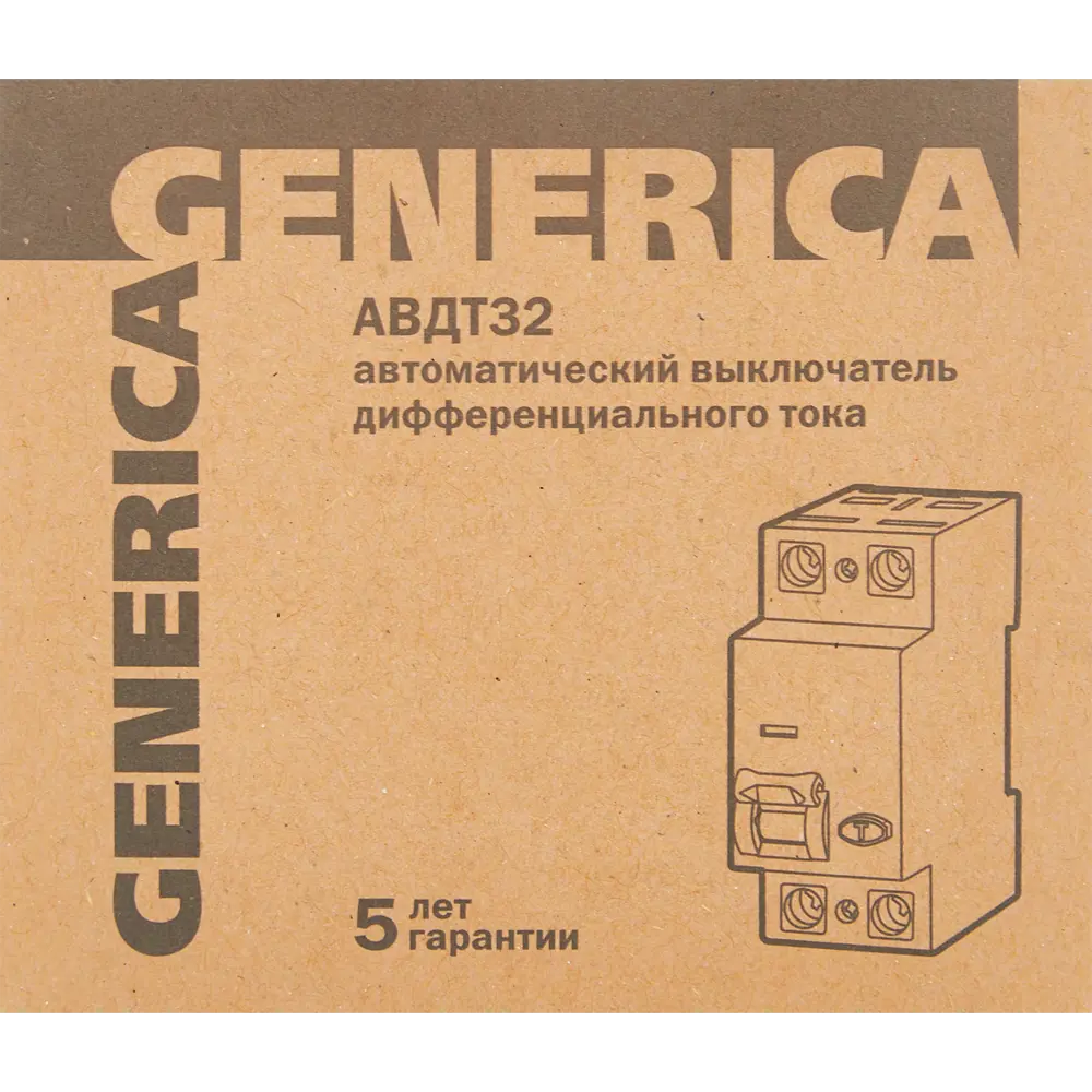 Дифференциальный автомат Generica 32 - защита от токов утечки и перегрузок 84871058 STLM-1118045 - Вид №4