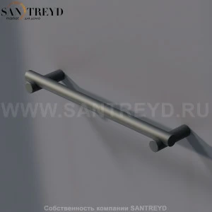 Agape DOT LINE Полотенцедержатель или базовый опорный элемент 50,4 см настенный черный ADTL0450.N