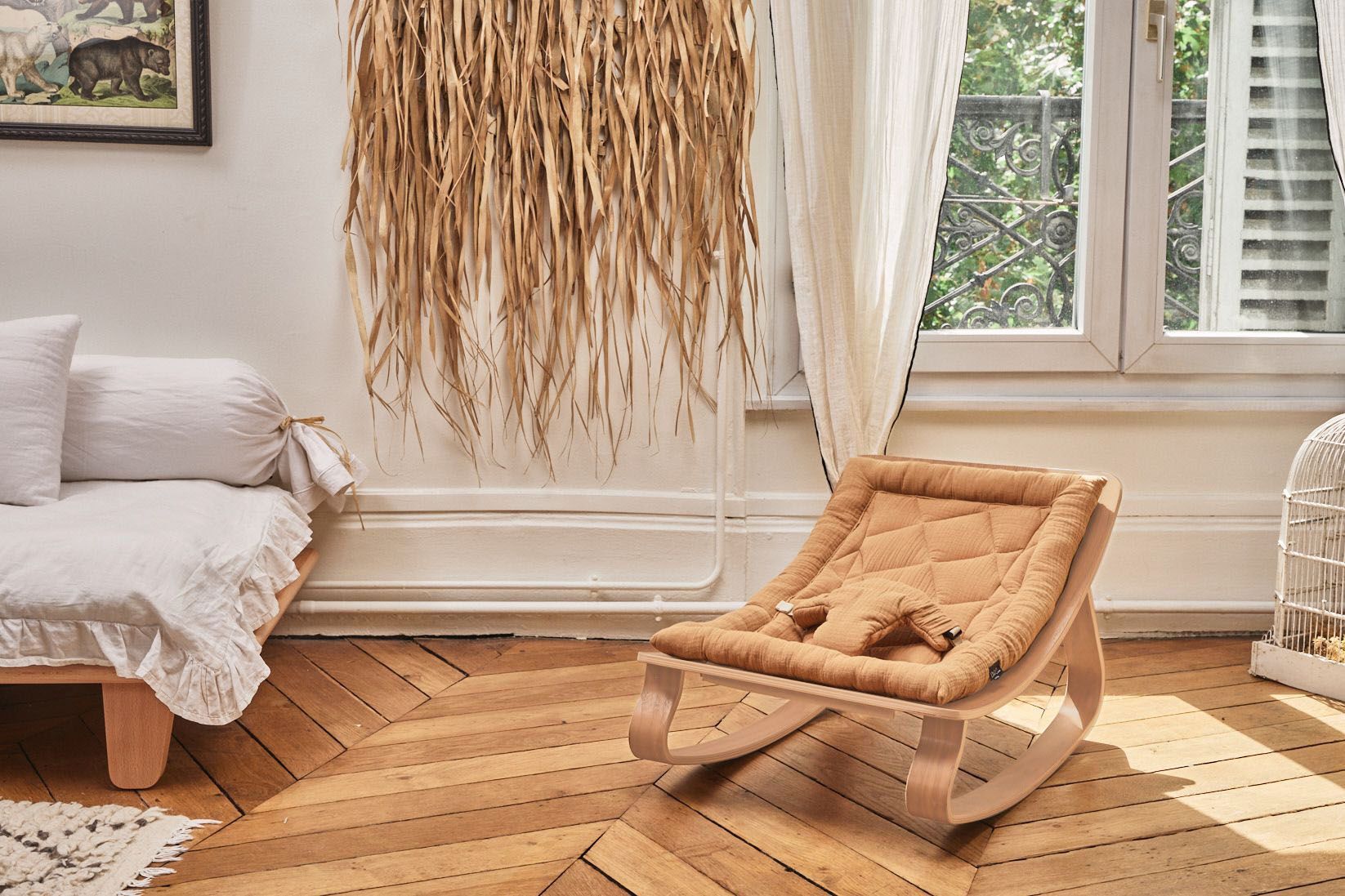 Кресло-качалка из бука Charlie Crane лево ARCH-00087575 - Вид №61