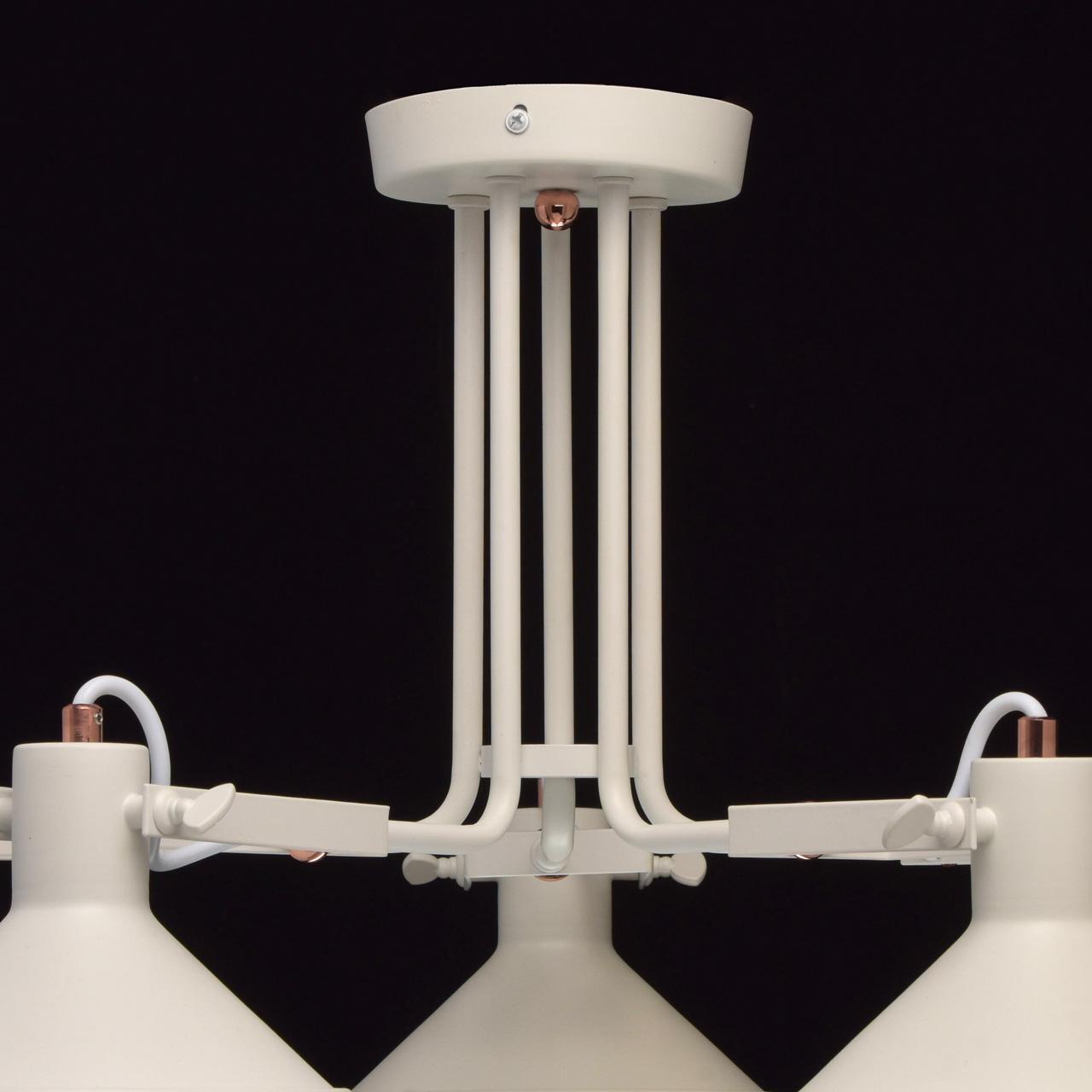 Потолочная люстра MW-Light ДаунТаун 3 691010705 MW-LIGHT ДИЗАЙНЕРСКИЕ, ДАУНТАУН 184065 Белый  - Вид №1