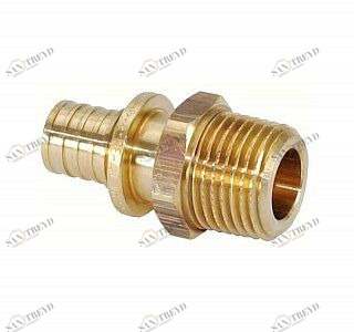 REHAU Муфта надвижная НР 32х1" RAUTITAN RX бронза 366060