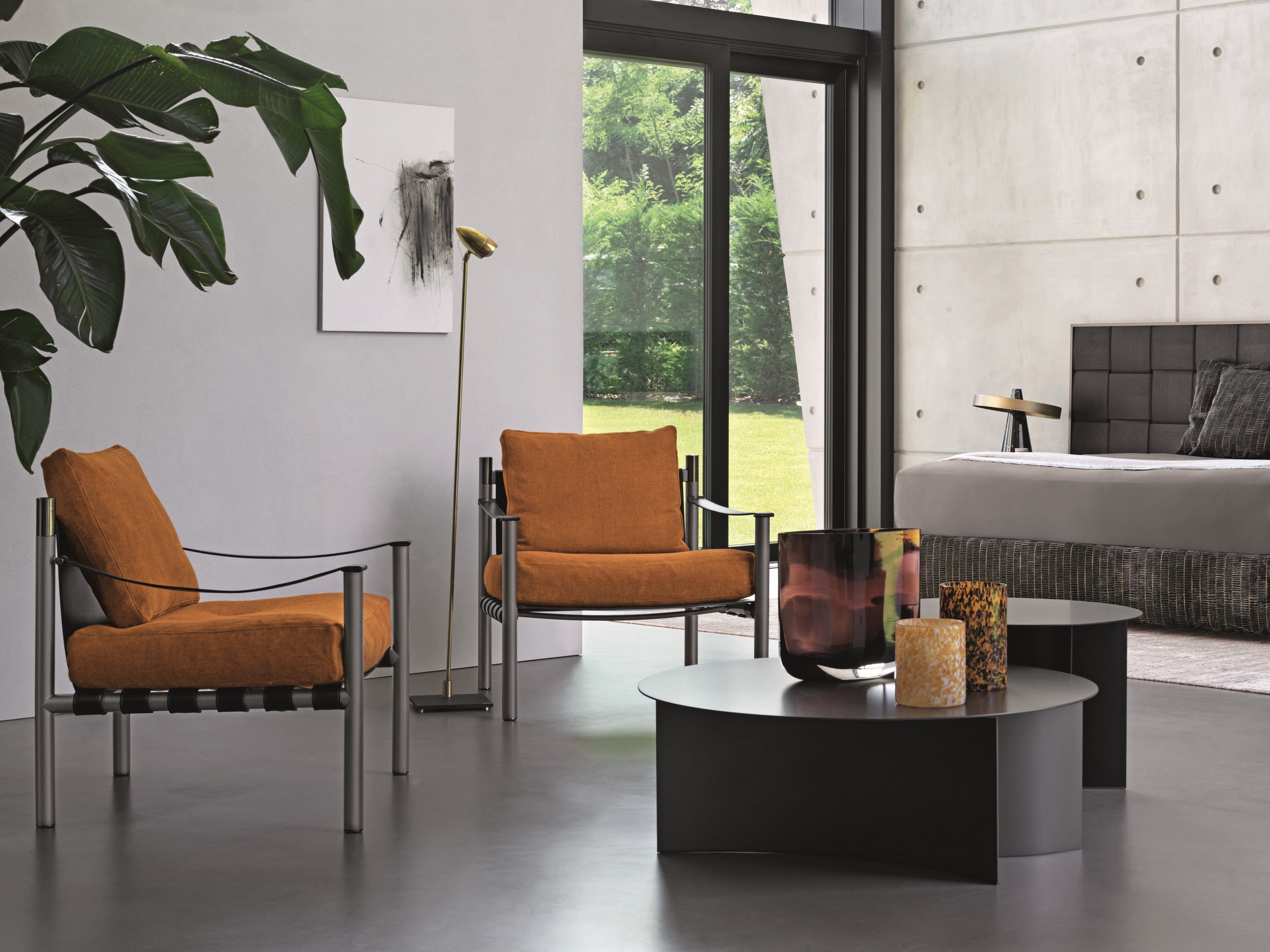 Круглый металлический журнальный столик Flou Pierre ARCH-00127357 - Вид №8