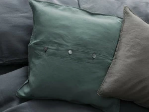 Society Limonta Квадратная подушка из льна Rem