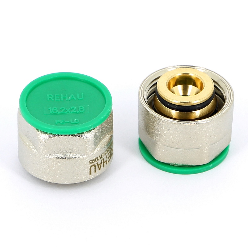 Комплект двух соединителей-евроконус обжим-B для труб RAUTITAN stabil, REHAU 3/4"x16,2(2,6) 266452 - Вид №2