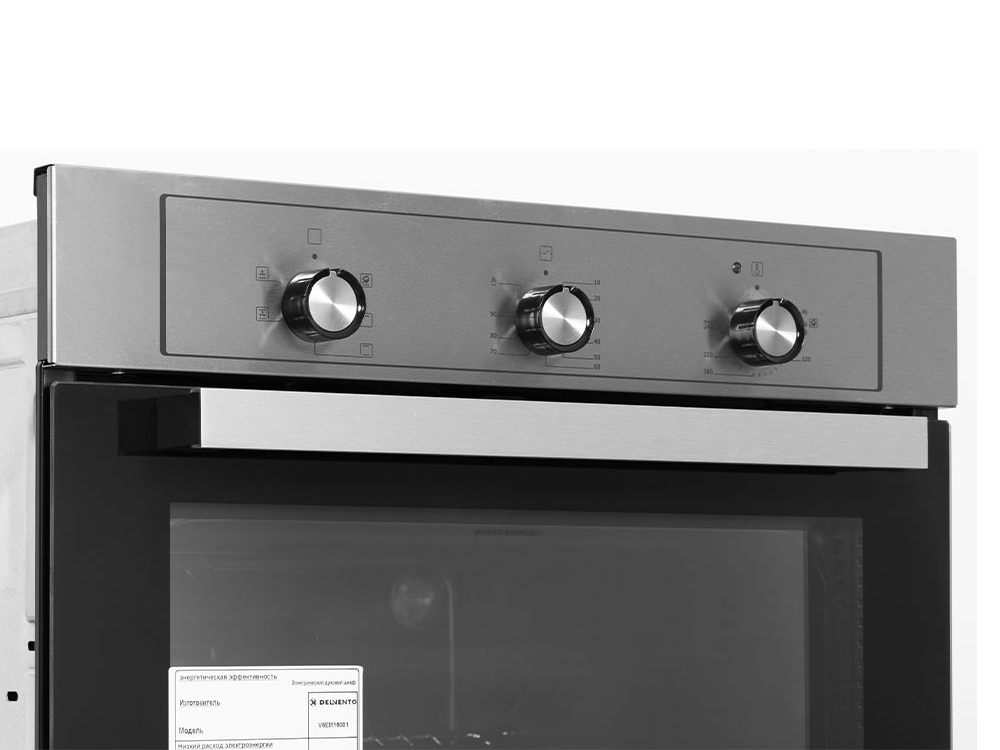 9057826 Электрический духовой шкаф Delvento V6EM16001 серебристый STDN-0073918 - Вид №4