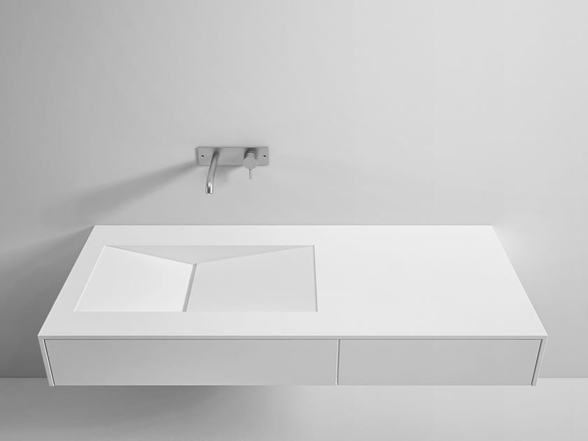 Подвесная раковина Corian® с ящиками Rexa уникальный ARCH-00000145