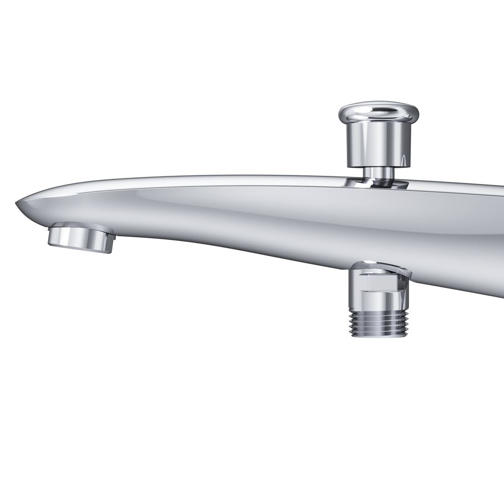 F8070100 излив на ванну 175 мм с переключателем на душ хром шт. AM.PM Like - Вид №4