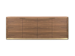 Деревянный шкаф с распашными дверями