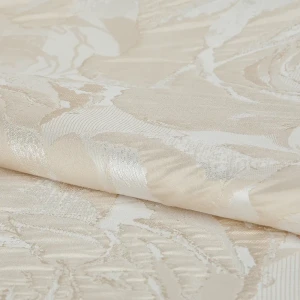 Ткань «Цветы» 1 п/м 280 см жаккард цвет экрю