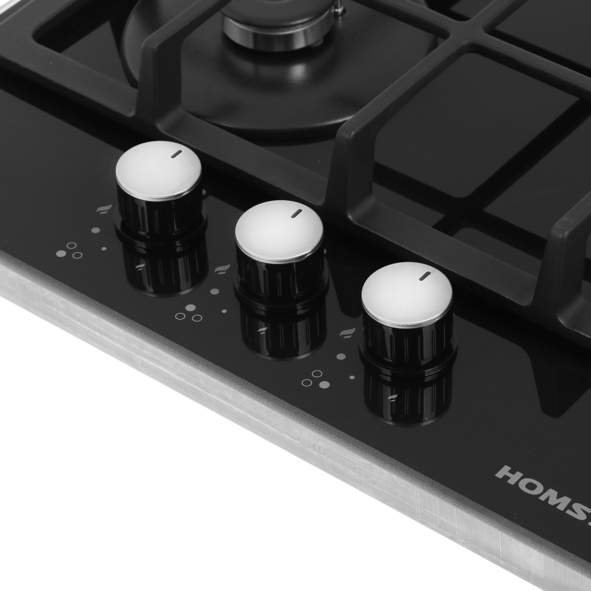8160049 Газовая варочная поверхность HOMSair HGG433TGCBK STDN-0092348 - Вид №2